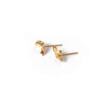 Gold Plated Cast Studs, Large