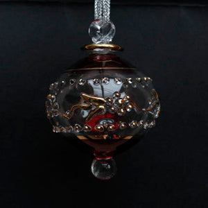 Red Victorian Gem Bauble