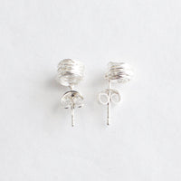 Small Silver Wrap Studs 