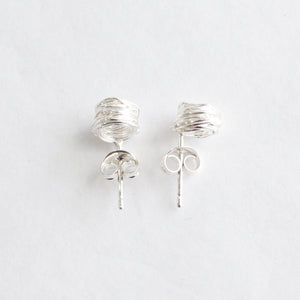 Small Silver Wrap Studs 