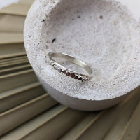 Pebble Ring, Silver