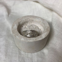 Chunky Pebble Scatter Ring, Silver