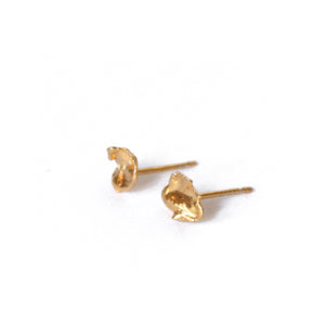 Gold Plated Cast Studs, Medium