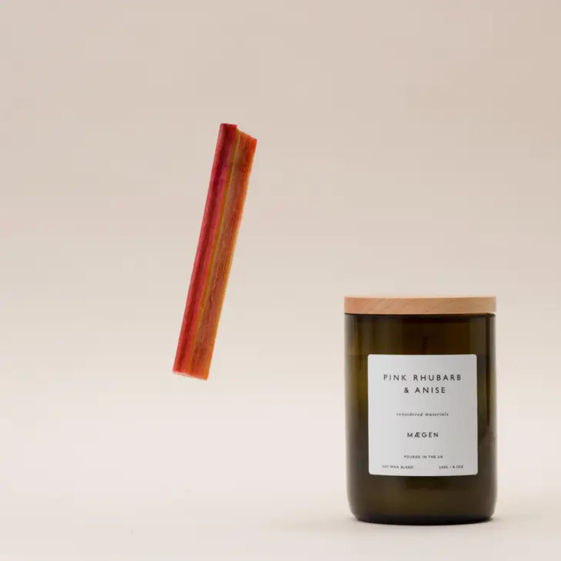 Pink Rhubarb and Anise Candle