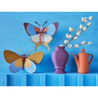 Plum Fringe Butterfly Wall Art