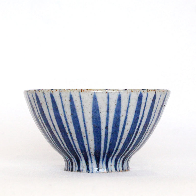 Mini Blue Pinstripe Olive Bowl