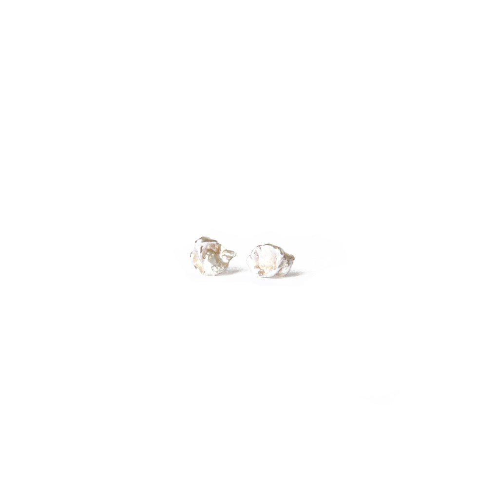 Silver Cast Studs, Small