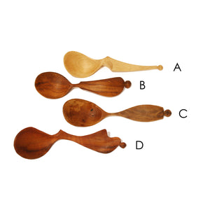 Wooden Serving & Eating Spoons