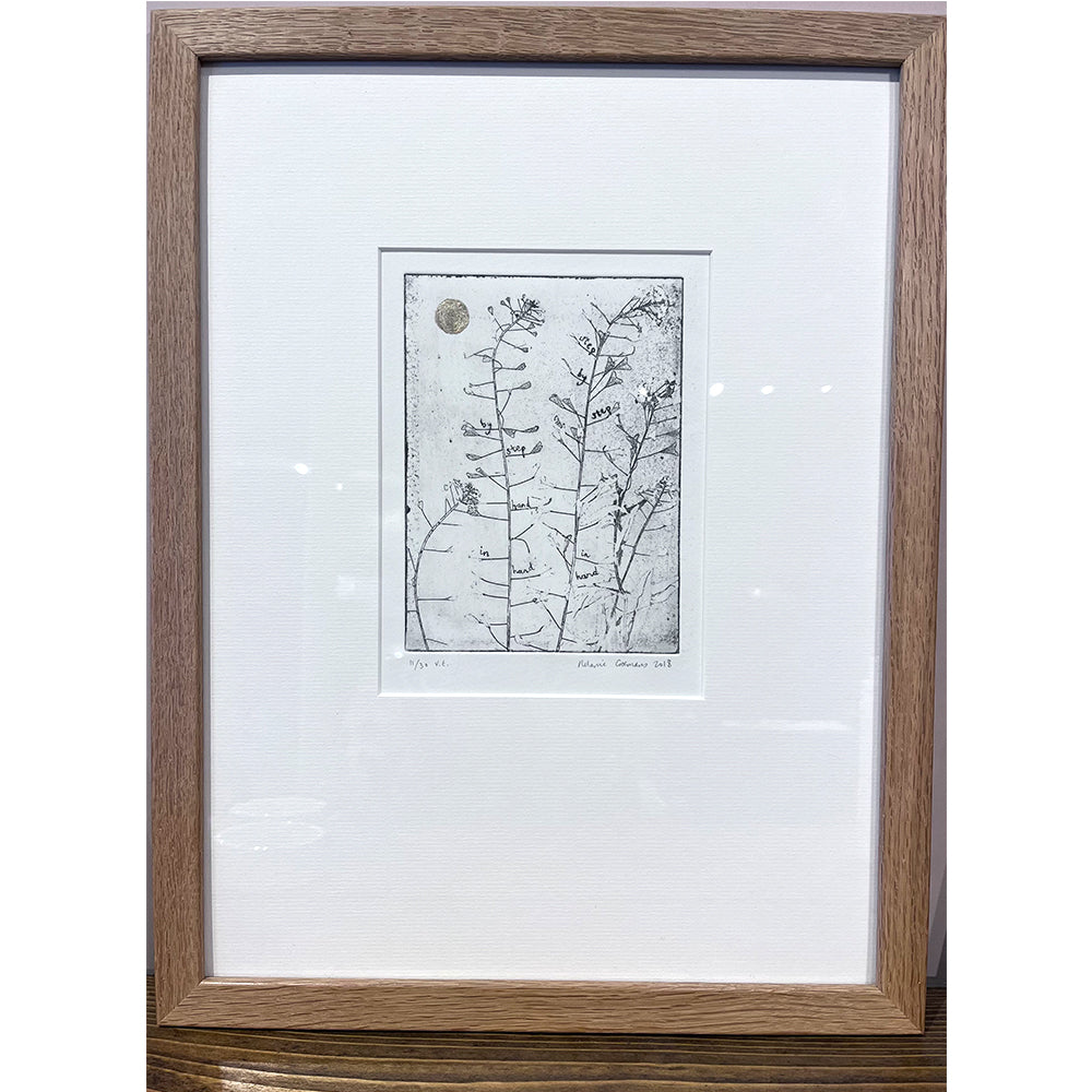 'Step by Step' Framed Etching