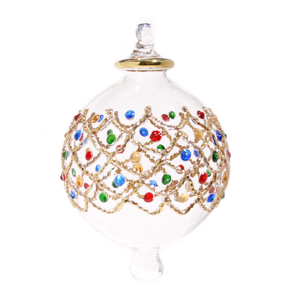 Treasure Bauble in Gold & Multi Colour