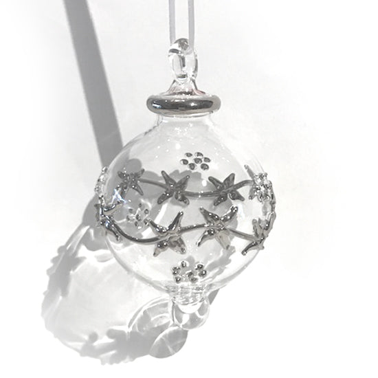 Victorian Gem Bauble in Silver, Small