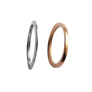 'Y' Polished Bronze Ring