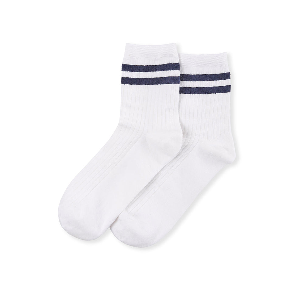 Bamboo Ankle Socks - White