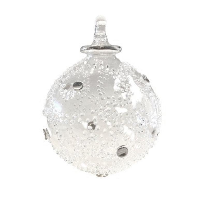 Winter Lace Bauble in Silver