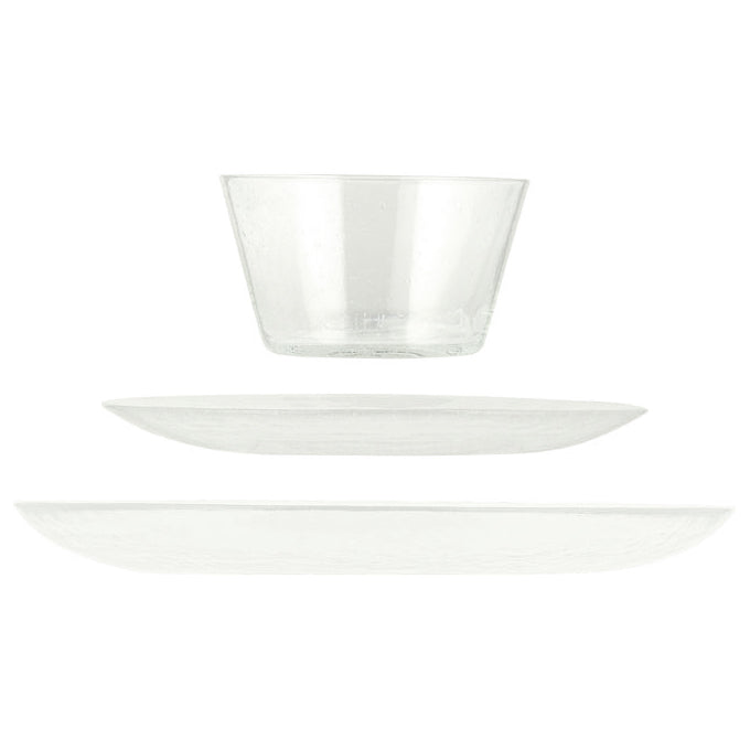 Pearl White Handmade Small Glass Bowl