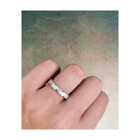 Single Layered Silver Wing Ring