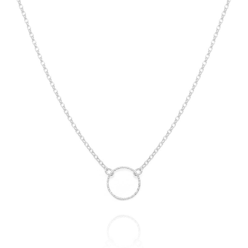 Halo Necklace, Silver